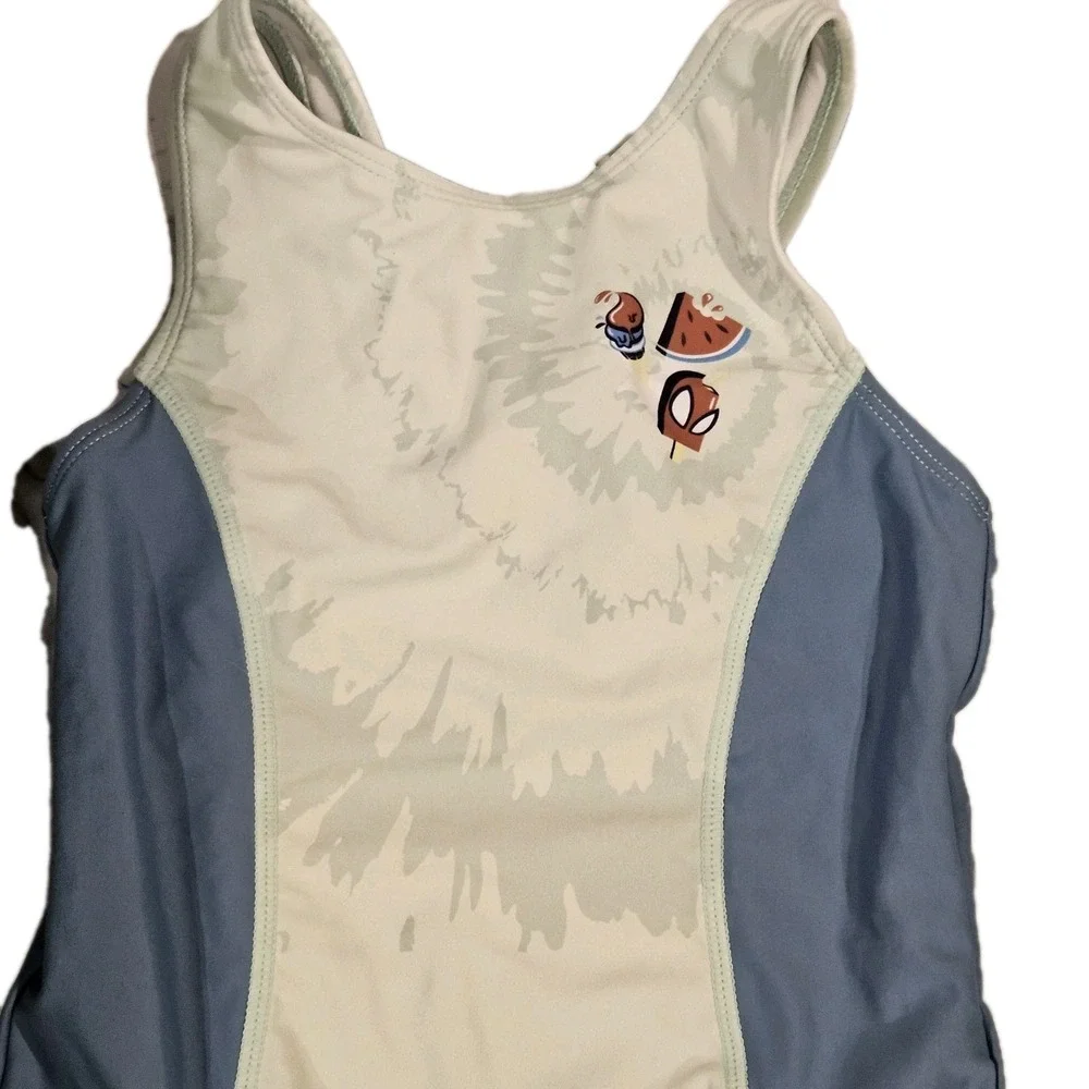 Disney Store Girls Spider-Man One Piece Swimsuit‎ Size 5/6